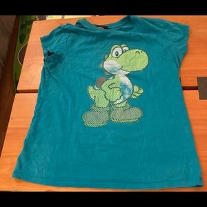 Teal Yoshi shirt